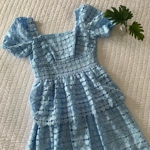 Light Blue Lacey Dress